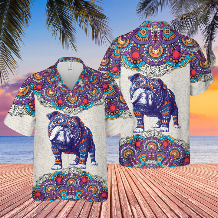 Bulldog Ingles Mandala Hawaiian Shirt For Men & Women Aloha Shirt