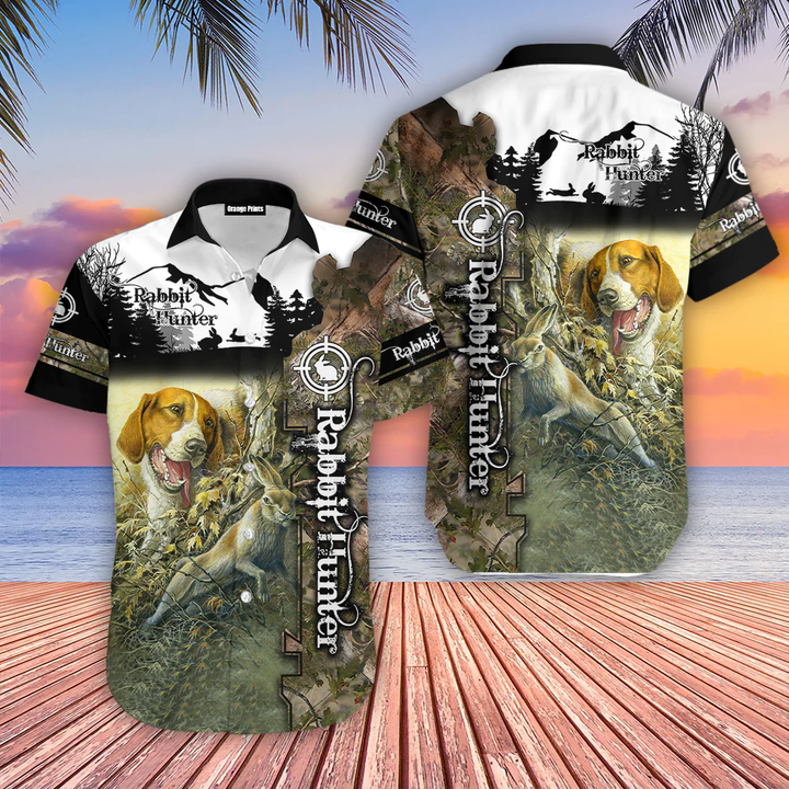 Rabbit Hunting Hawaiian Shirt For Men & Women | WT5148
