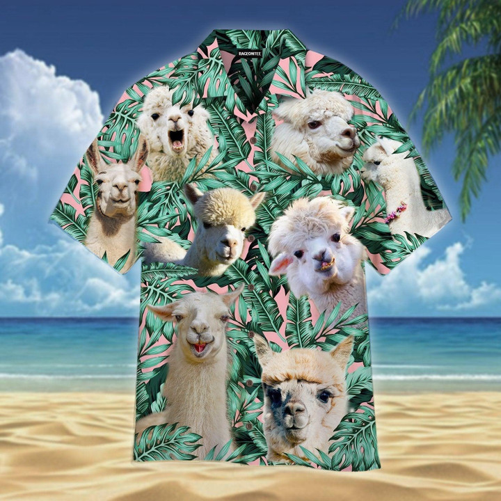 The Tropical Llama Lover Hawaiian Shirt For Men & Women | WT1337