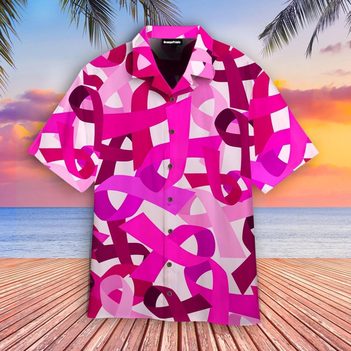 Pink Breast Cancer Awareness Hawaiian Shirt For Men & Women | WT5425