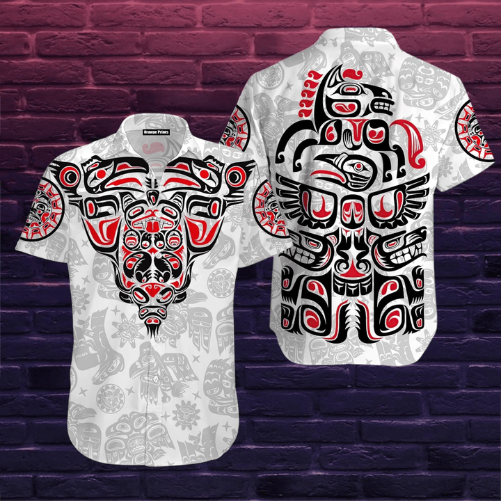 Haida Native American Hawaiian Shirt For Men & Women | WT1823