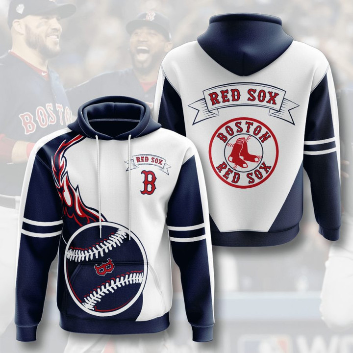 MLB Boston Red Sox Pullover Hoodie V4 AOP Shirt