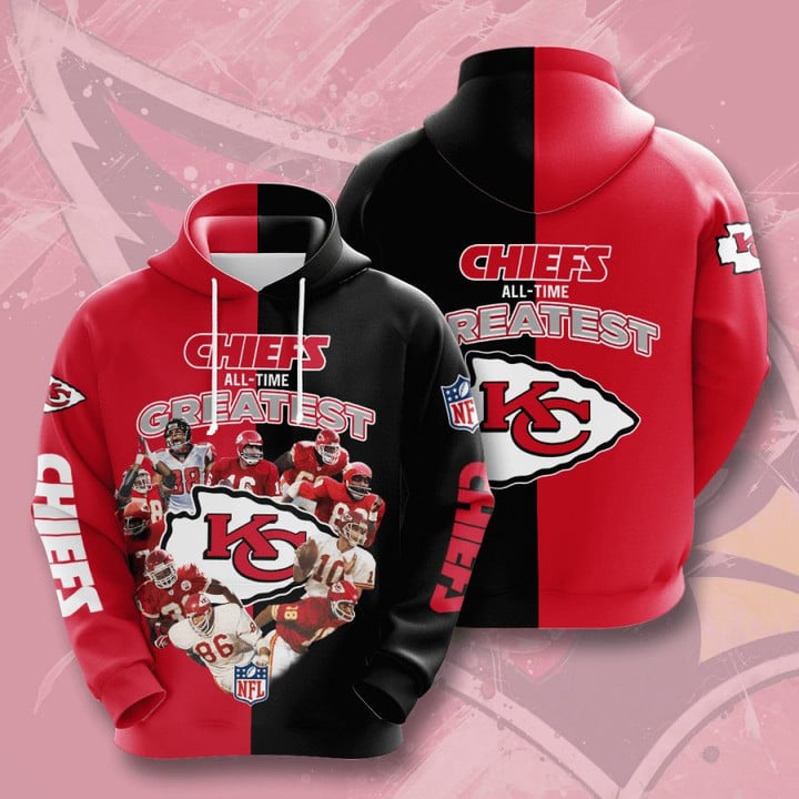 NFL Kansas City Chiefs All Time Greatest Pullover Hoodie AOP Shirt
