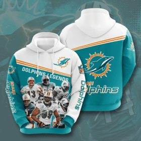 NFL Miami Dolphins Legends Pullover Hoodie AOP Shirt