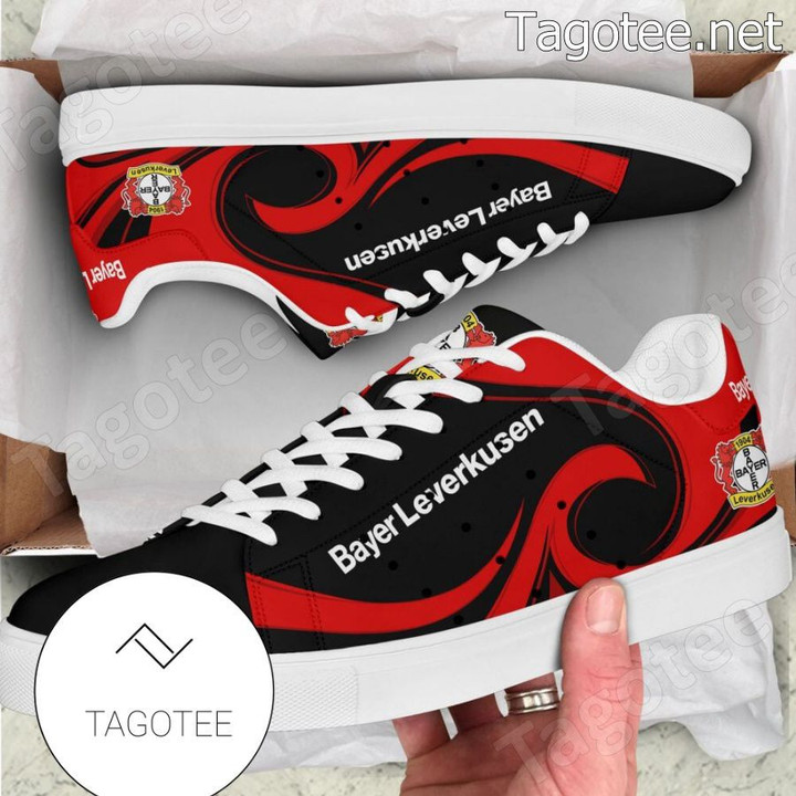 Bayer 04 Leverkusen Red Black Stan Smith Shoes