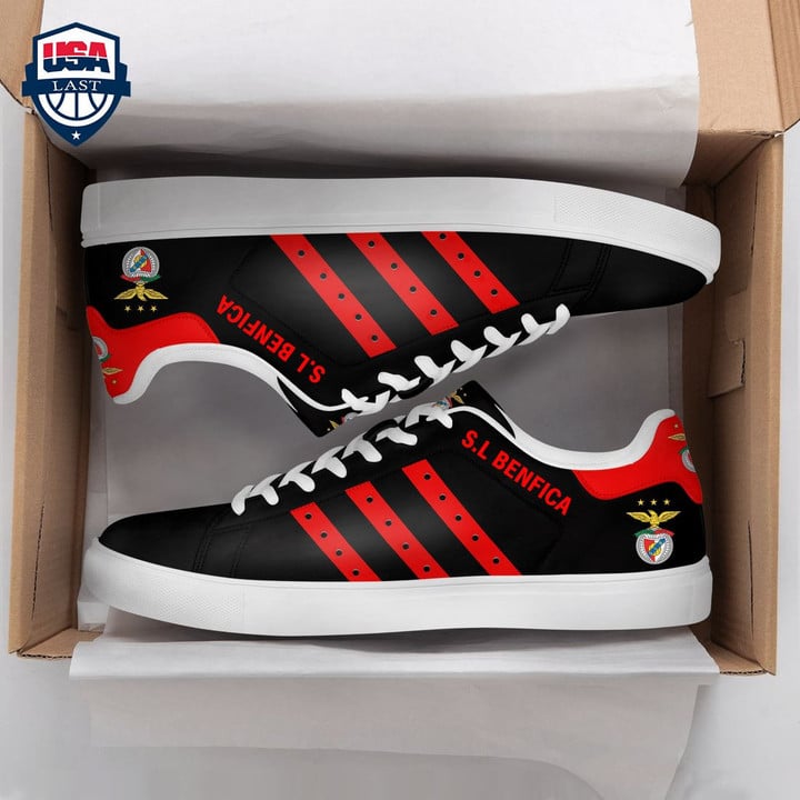 SL Benfica Black Red Stan Smith Shoes