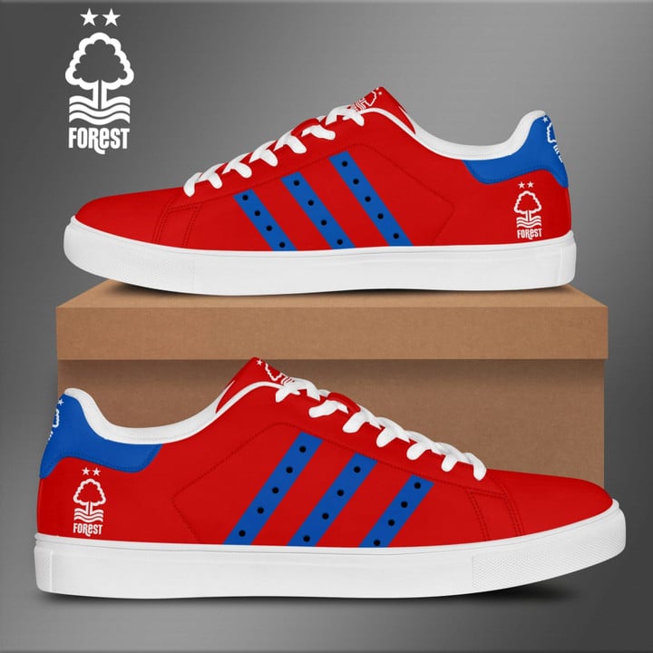 Nottingham Forest FC Red Blue Stan Smith Shoes
