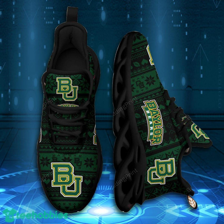NCAA Baylor Bears Green Black Max Soul Shoes