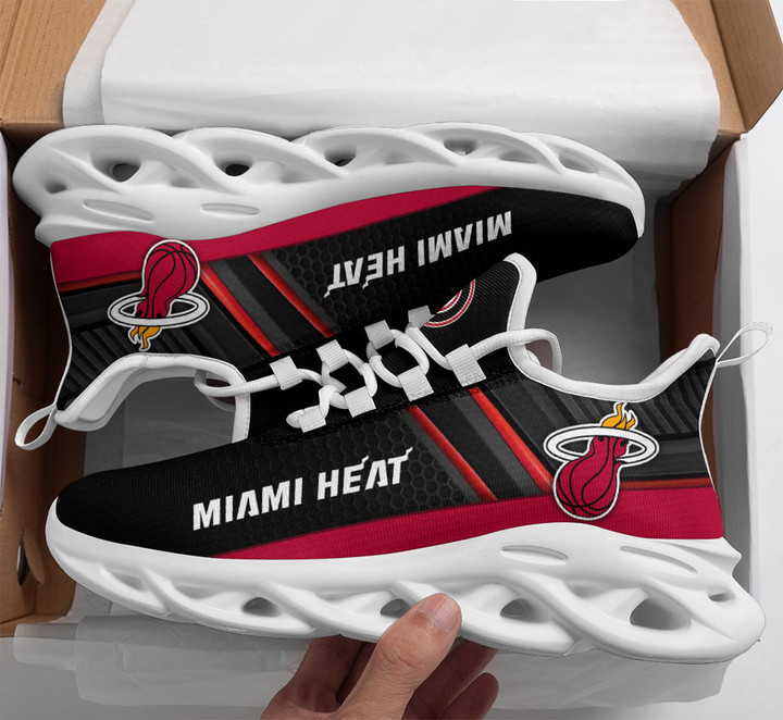 NBA Miami Heat Black Red Max Soul Shoes