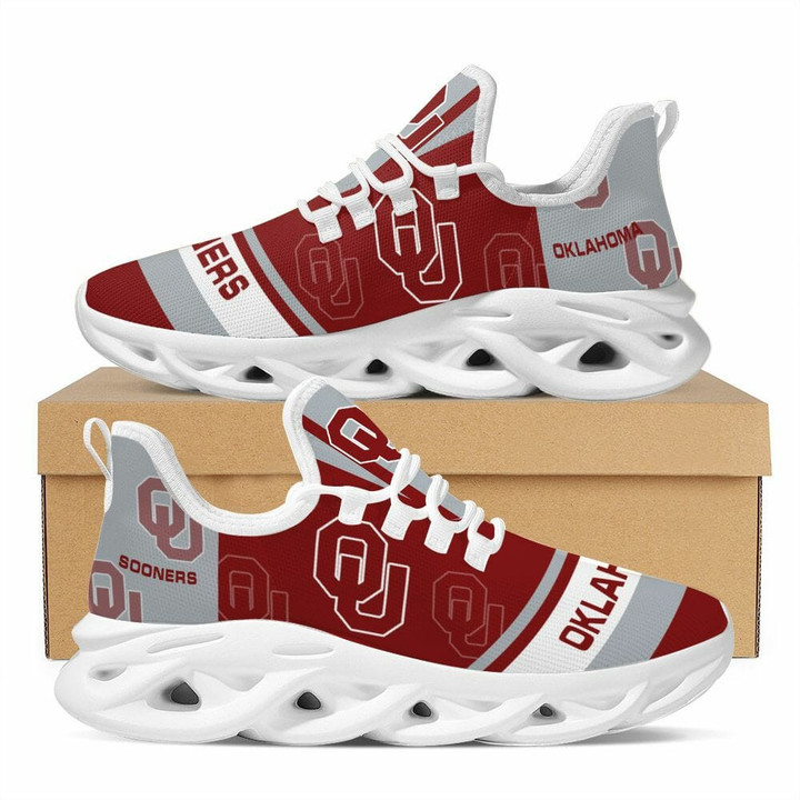 NCAA Oklahoma Sooners Crimson Grey Max Soul Shoes