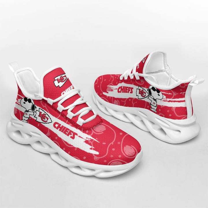 NFL Kansas City Chiefs Red Snoopy Max Soul Shoes
