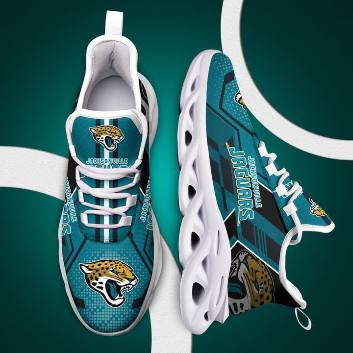 NFL Jacksonville Jaguars Teal Black Max Soul Shoes