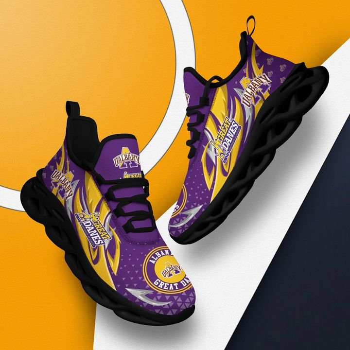 NCAA Albany Great Danes Purple Max Soul Shoes