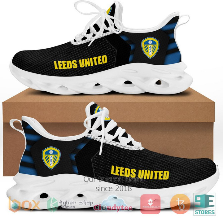 Leeds United Black Max Soul Shoes