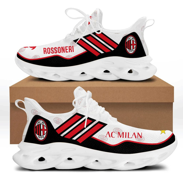 AC Milan White Red Line Max Soul Shoes