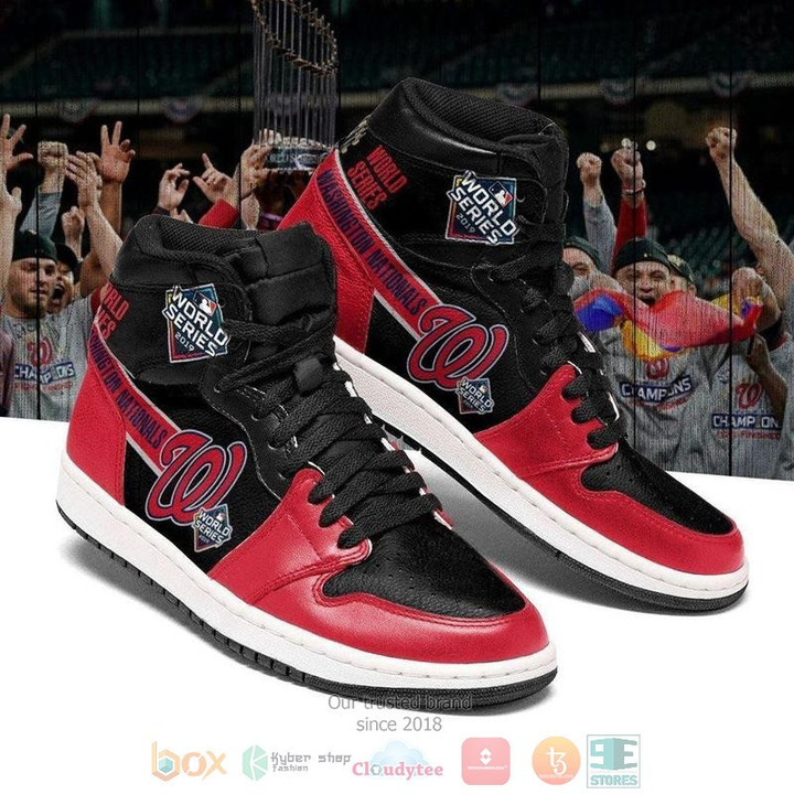 Air JD Hightop Shoes MLB Washington Nationals Air Jordan 1 High Sneakers V1