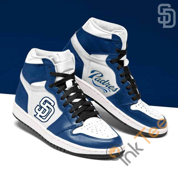 Air JD Hightop Shoes MLB San Diego Padres Air Jordan 1 High Sneakers V2