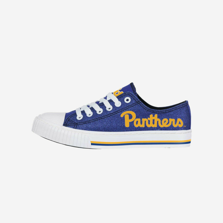 NCAA Pittsburgh Panthers Blue Low Top Shoes