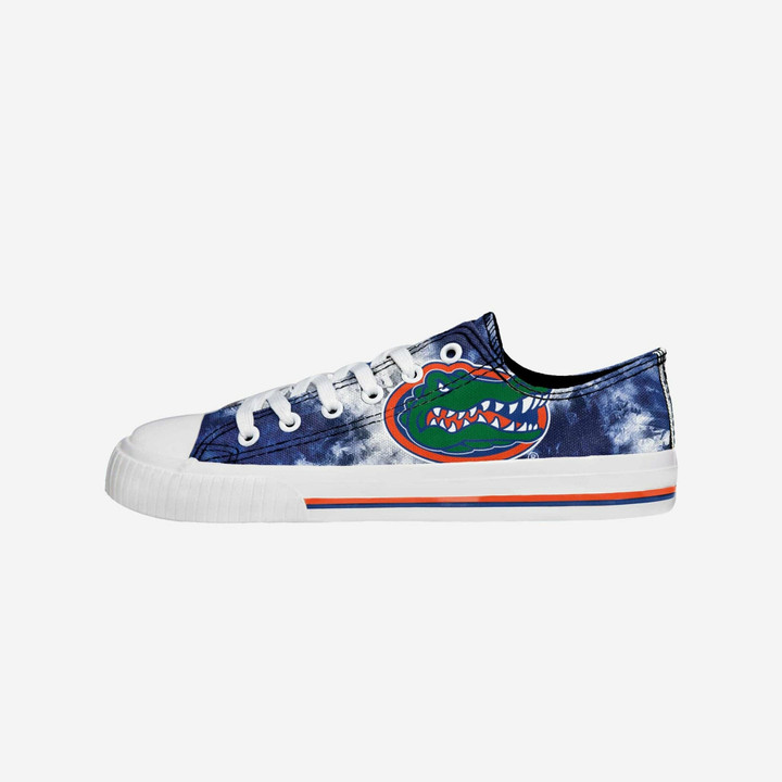 NCAA Florida Gators Silver Blue Low Top Shoes V2