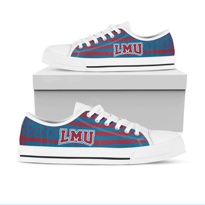 NCAA Loyola Marymount Lions Low Top Shoes