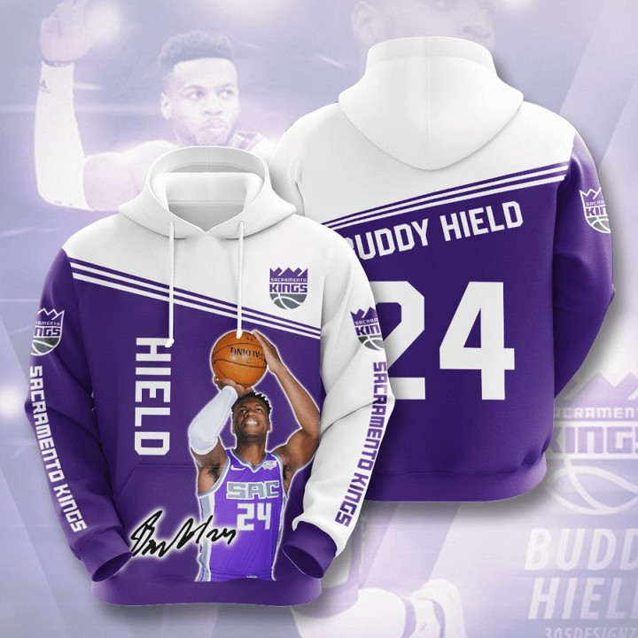 NBA Sacramento Kings Buddy Hield Pullover Hoodie AOP Shirt ath-hd-0607