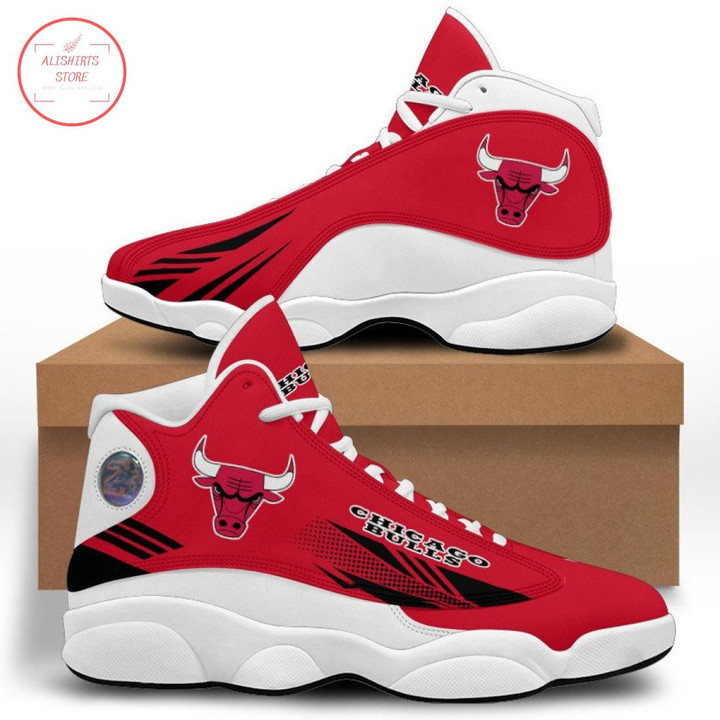NBA Chicago Bulls Red Black Air Jordan 13 Shoes ah-jd13-0707