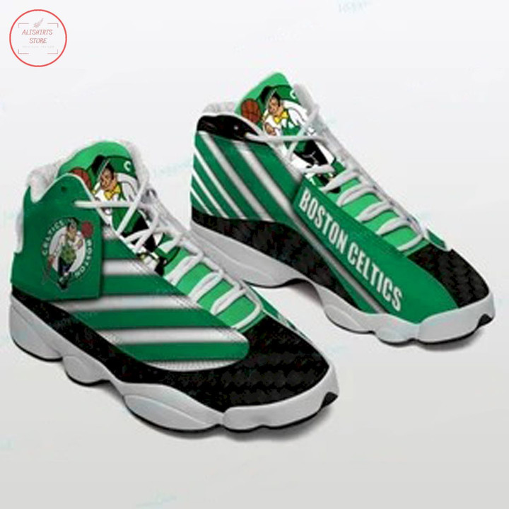 NBA Boston Celtics Green Black Air Jordan 13 Shoes ah-jd13-0707