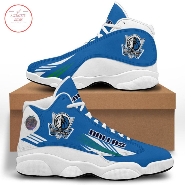 NBA Dallas Mavericks Blue Air Jordan 13 Shoes ah-jd13-0707