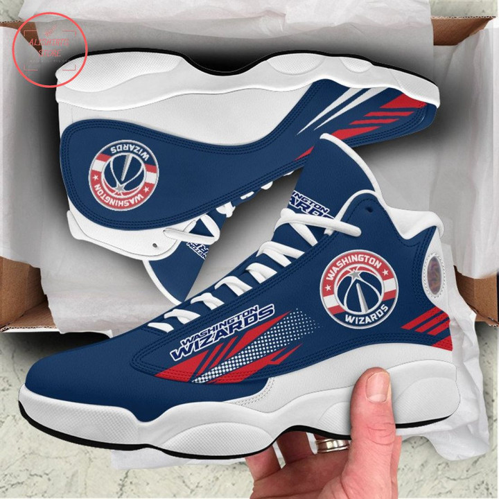 NBA Washington Wizards Blue Logo Air Jordan 13 Shoes ah-jd13-0707