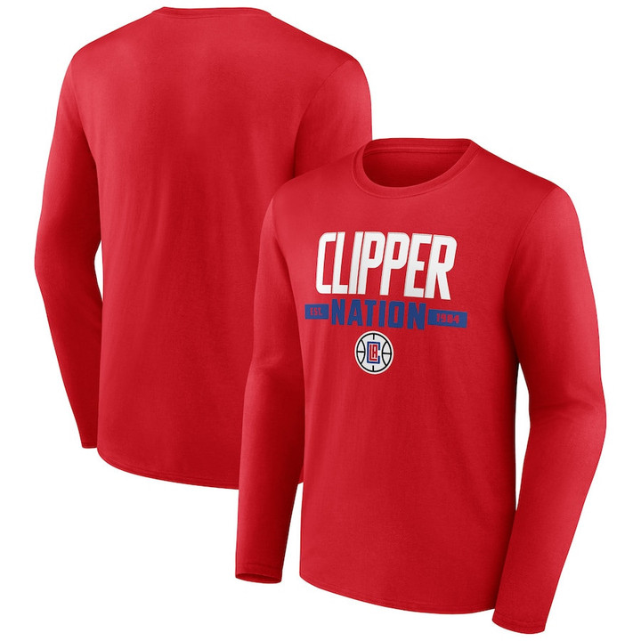 NBA Los Angeles Clippers Red Est Nation 1984 Sweatshirt AOP Shirt ath-sw-0807