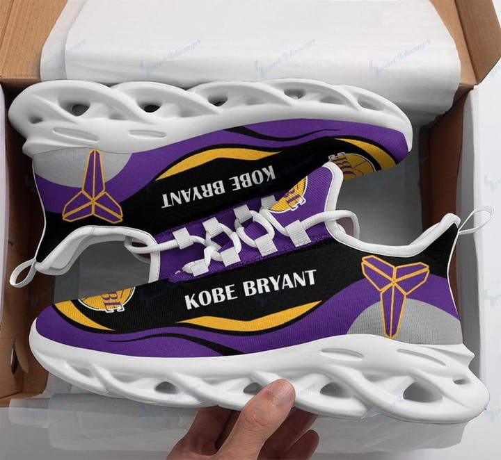 NBA Los Angeles Lakers Black Purple Kobe Bryant Max Soul Shoes ath-ms-1007