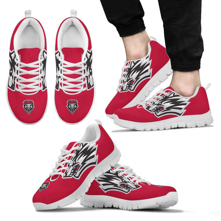 NCAA New Mexico Lobos Red Running Shoes