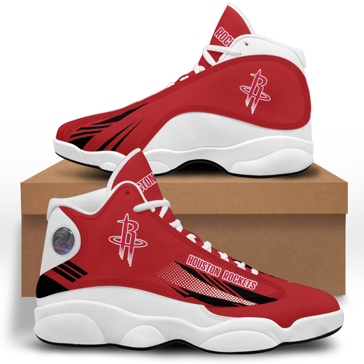 NBA Houston Rockets Red Black Air Jordan 13 Shoes