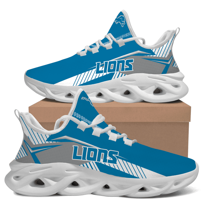 NFL Detroit Lions Blue Grey Max Soul Shoes