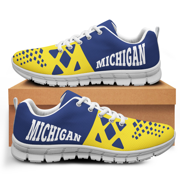 NCAA Michigan Wolverines Running Shoes V5