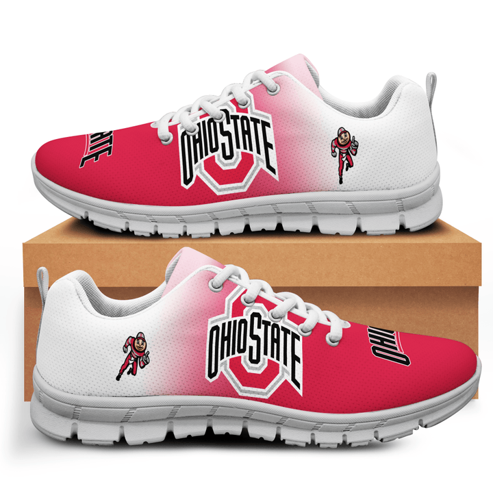NCAA Ohio State Buckeyes Big Logo Running Shoes