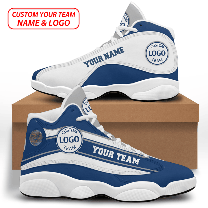 Custom Logo Name & Your Team Air Jordan 13 Shoes