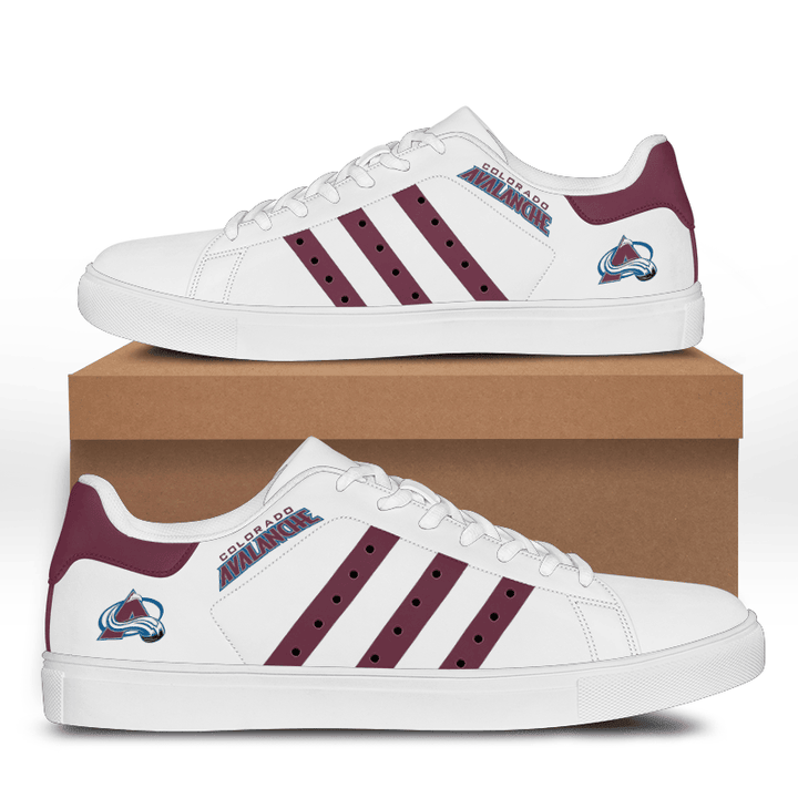 Colorado Avalanche Hockey Stans Shoes - Tennis Shoes