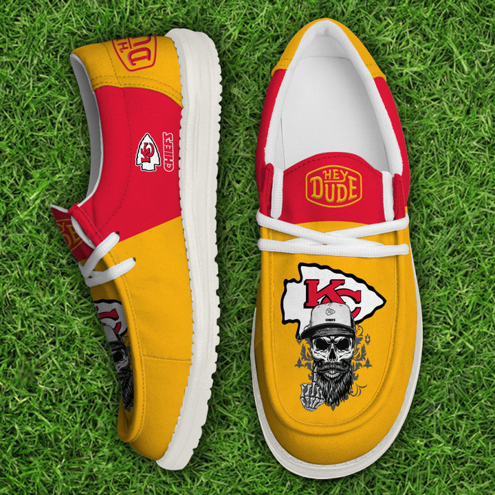 Kansas City Chiefs Personalized Hey Dude Shoes For Men And Women HDS