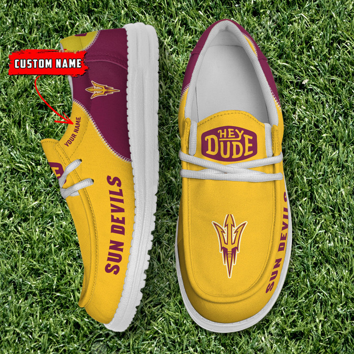 Arizona State Sun Devils Personalized Hey Dude Shoes For Men And Women HDS