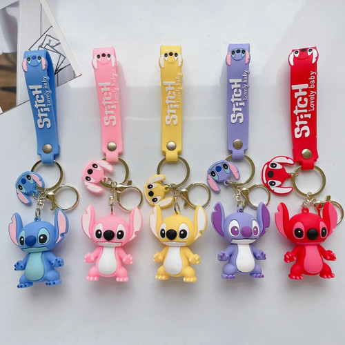 3D Stitch Silicone Keychain