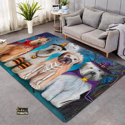 Dog 3D Printed Halloween Carpets