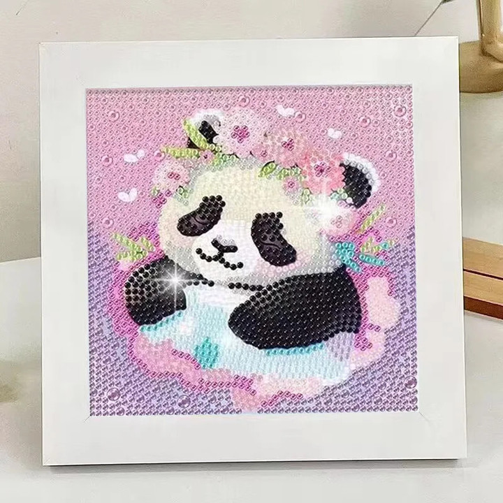 panda Diamond frame Art Painting