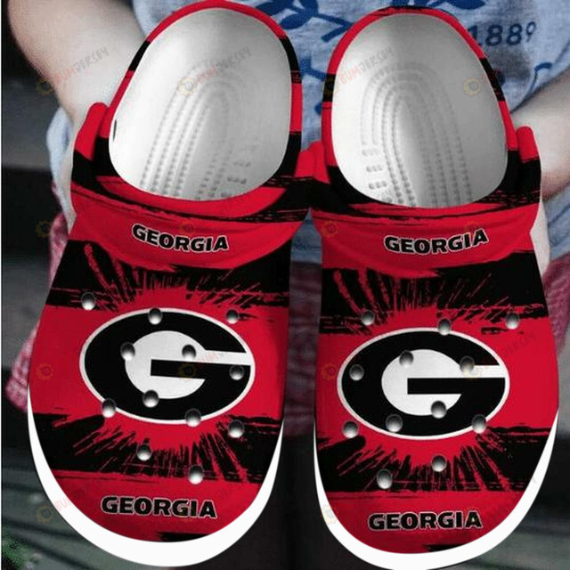 Georgia Bulldogs Crocs Crocband Clog Comfortable Water Shoes