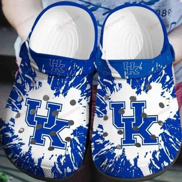 Kentucky Wildcats Football Crocs Crocband Clog Comfortable Water Shoes
