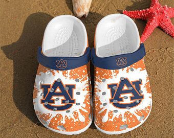 Auburn Tigers Crocs Crocband Clog Comfortable Water Shoes