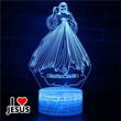 3D Jesus with Bible Illusion Table Lamp [14JWL]