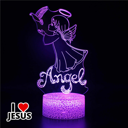 3D Angel Illusion Table Lamp [101JWL]