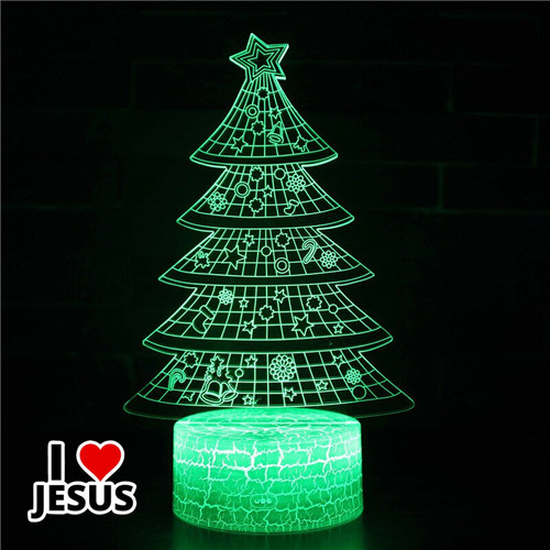 3D Christmas Tree for Kids Illusion Night Lights [102JWL]