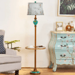 Retro American Floor Lamp European Vintage Tiffany Bedside Standing Lamps